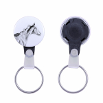 Thoroughbred - unique keychain with a horse picture, handmade product, light and handy pendant from Art-Dog brand