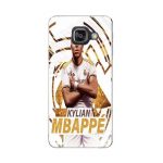 Coque Maniacase pour Samsung Galaxy A3 2016 Kylian Mbappe Real Madrid wallpaper celebration