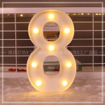 16 cm Raidės su LED &scaron;ilta &scaron;viesa Abėcėlės raidė Skaičius Naktinė lemputė Namų Kalėdų Raidės Gimtadienio vakarėlio reikmenys Dekoracija