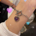 Termochrominis meilės karoliai moterims &ndash; stilinga ni&scaron;inio dizaino raktikaulio grandinėlė bracelet 1 piece