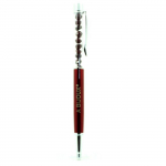 Pierres et Min&eacute;raux. Stylo min&eacute;raux Grenat du Mozambique. Couleur Rouge Bordeaux.