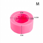 &bdquo;Pasidaryk pats&ldquo; žvakių formelės, skirtos žvakėms gaminti Desertui &bdquo;Macaron Muffin Cup&ldquo; pyrago formelės kepimui M rožinė