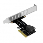 PCIE X4 į SFF8643 plėtimo plok&scaron;tė Didelės spartos perdavimas Universali PCIE į U2 NVMe SSD pakėlimo plok&scaron;tė Kietojo kūno disko adapteris A