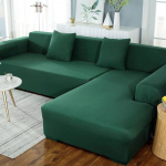 Universalus Elastingas Sofa Klojinių Užvalkalas - Vienspalvis, Atsparus Įbrėžimams, Apsauga keturiems sezonams Chaise Lounge klojiniams 3-Seater (190-230cm)