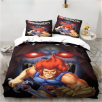 Animacinis Thundercats patalynės komplektas paklodė King Twin Double vaiki&scaron;kas patalynės komplektas mikropluo&scaron;to arba poliesterio užvalkalų komplektas namų tekstilė EU single(135x200cm)