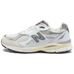 Teddy Santis x New Balance 990v3 Made in USA Sea Salt Unisex sportbačiai, balti, su lietaus debesimis, M990AL3 43