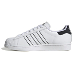 Adidas Superstar Balti Juodi Kontūruoti Unisex Sportbačiai Avalynė - Baltas Pagrindas-Juodas IF8090 44