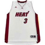 Adidas X NBA Wade Miami Heat Užra&scaron;ai Patogūs Džersiai Unisex Džersiai Balti 7470A-331-K9549 L