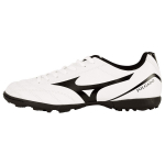 Mizuno Folgado AS Wide Žemi TF (Guminiai smeigės) Sintetinės odos smūgius sugeriantys patvarūs priglundantys futbolo bateliai vyrams futbolo bateliai balti P1GD189309 44.5