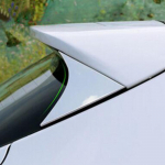 Galinio lango spoilerio dangtis, skirtas Hyundai Tucson 2015 2016 2017 2018 ABS chromo &scaron;oninio trikampio apdaila