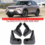 Automobilio stilius BYD ATTO 2 2025 2026 2027 m. ABS Automobilio purvasaugiai Apsaugos nuo purslų Purvasaugiai Priekiniai Galiniai Sparnai Auto Aksesuarai juoda
