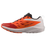 Salomon Sense Ride 5 Mėlynas Akmuo Ugnies Raudonumo Vyri&scaron;ki Bėgimo Bateliai &Scaron;okiruojantis Oranžinis L47046200 43⅓