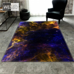 Galaxy 3D grindų kilimėlis miegamajam Universe Space Carpet Svetainė Didelis flanelinis mink&scaron;tas jaunimo miegamojo kilimas, kurį galima plauti 160x200cm 1pcs