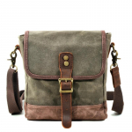 Kasdienis paprastas drobės pečių krep&scaron;ys vyri&scaron;kas madingas crossbody batiko drobė su oda lauko kelionėms maži krep&scaron;iai 23cmX7cmX27cm