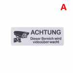 Atsargiai Vaizdo stebėjimas Sienos lipdukas Lipdukas Metalas Namų Durys Kiemas Sodas Dekoras Durų Panelei Erdvės Lipdukas Su Klijais