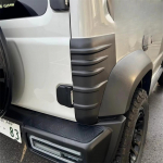Juodas ABS Priekinio ir Galinio Kampo Apsaugos Gaubtas Suzuki Jimny 2/4 Durų 2019-2024