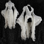 Vintažinis Helovinas Viduramžių Renesanso Cosplay Kostiumai Suknelė Moteri&scaron;ka Gotikinė Nėrinių Tvarstis Juoda Puo&scaron;ni suknelė Maxi suknelė Vestidos M vynas