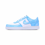 Nike Court Vision Odiniai Neslystantys Atsparūs Dilimui Žemi Kateboardo Batai Unisex Mėlyni Balti DH2987-101(Komanda581) 35.5