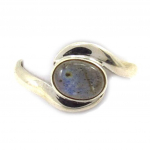 Bague Argent 'Fusion' Labradorite