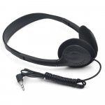 3.5mm laidinės kompiuterinės ausinės be mikrofono žaidimų ausinės triuk&scaron;mą slopinančios sportinės MP3 ausinės laidinės stereo ausinės universalios juoda