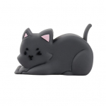 USB ne&scaron;iojamojo kompiuterio dokas Juodos katės formos 3 viename daugiajungtis USB 2.0 didelės spartos USB Type-C &scaron;akotuvas adapteris PC priedai juoda