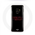 Coque pour Samsung Galaxy S9 Plus Stranger Things Affiche Logo Joyeux no&euml;l