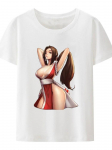The King of Fighters Mai Shiranui Spaudos Mar&scaron;kinėliai Moteri&scaron;ki Drabužiai Retro Hipster Gatvės Drabužiai Hip-hop Gatvės Mada Vir&scaron;ūnės L