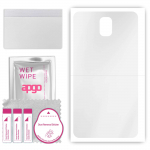 apgo Ultra Clear Protective Skin Sticker for the back compatible with Samsung Galaxy Note 3, Wrap Film, Hydrogel Film, Flexible, Soft TPU with positio