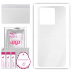 apgo Ultra Clear Protective Skin Sticker for the back compatible with Infinix Zero 30 5G, Wrap Film, Hydrogel Film, Flexible, Soft TPU with positionin