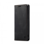 Skirtas Samsung Galaxy A70 Case Flip Odinis telefono dangtelis Samsung Galaxy A50 A40 A30S A50S A70S Case Prabangus magnetinis atverčiamas piniginė Galaxy A50S juoda