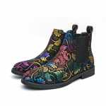 Vyri&scaron;ki kasdieniai odiniai batai, neslystantys, atsparūs dėvėjimuisi, madingi, daugiaspalviai, patogūs, plok&scaron;čiapadžiai, užmaunami, kasdieniai batai, dideli dydžiai 38-48 38 mėlyna