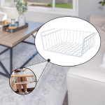 under Cabinet Shelf Basket Spice Holder Metal Sliding Add Extra Space Rack Storage for S balta