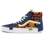 Vans Sk8 Casual Auk&scaron;takulniai Skate Batai Unisex Sportbačiai Mėlyni Raudoni VN0A3WM1ABG 35