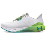 Under Armour HOVR Machina 3 Madingi Patogūs Sportinio Audinio Žemi Laisvalaikio Bėgimo Bateliai Moteri&scaron;ki Sneakeriai Balti Žali 3025667-100 39