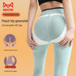 MiiOW Women's Thermal Fleece-Lined Shark Leggings M