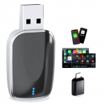 Belaidis adapteris, CarPlay & Android, Auto adapteris, Palaiko USB-A & C, Belaidis, Automatinis prisijungimas, Mini