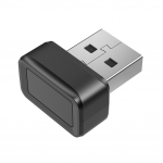 USB pir&scaron;tų atspaudų skaitytuvas nuo klastojimo biometrinis pir&scaron;tų atspaudų skaitytuvas Windows Hello 360&deg; Touch mini pir&scaron;tų atspaudų skaitytuvas, skirtas asmeniniam kompiuteriui juoda