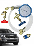 Naujas Oro Kondicionieriaus Įkrovimo Rinkinys AC Papildymo Rinkinys Manifold žarna Greito Jungimo Rinkinys Komerciniam Automobilių Namų Priežiūrai CN