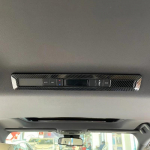 ABS Carbon Fiber Look galinio oro kondicionavimo skydelio apdaila, skirta Toyota Sienna -2022 prietaisų skydelio oro i&scaron;leidimo angos dangčio vidus Rear spotlight