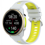 Oficialus silikoninis dirželis, skirtas Garmin Forerunner 970 965 955 945 935 745, dviejų spalvų, sportinis, pralaidus orui, apyrankė, rie&scaron;o juostelė, aksesuarai Forerunner 970