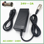 24V 2A Vežimėlio Golfo Vežimėlio Įkroviklis XLR Jungtis Tylus Įkroviklis Razor E150 Razor E200 Razor E225S Razor E300 Razor E32 Įkroviklis AU