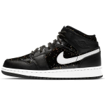 Jordan 1 Vidutinis Juodas Dėmėtas GS AV5174-001 38.5 black