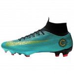Nike Mercurial Superfly 6 Pro CR7 FG Skaidrus Jade Vyri&scaron;ki sportbačiai Mėlynas Metalinis-Ry&scaron;kus-Auksinis-Juodas AJ3550-390 45