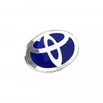 3D automobilio logotipas, emblema, puikiai tinkanti ant priekinių grotelių ir variklio dangčio, skirtas Toyota Corolla Camry RAV4 LANDCRUSER Highlander PRIUS CHR Yaris Wish, 15cmX10cm mėlyna