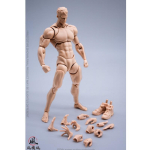 Wind Toys 1/12 Vyri&scaron;kas raumenų super lankstus sąnarių kūnas 16 cm Vyras Veiksmo figūrėlė Lėlės modelis su galvos skulptūra 7 poros rankų Dovana white