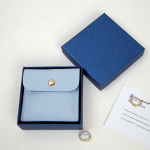 24/50/100 rinkinių Personalizuotos logotipo 9x9x3cm popierinės papuo&scaron;alų dėžutės su 8x8cm mikropluo&scaron;to užsegamu mai&scaron;eliu Papuo&scaron;alai Auskarai Žiedai Sagės Dėžutės 24set 7x7x3cm box