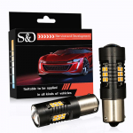 2vnt 1200LM 1156 BAU15S LED lemputė automobilio rūko žibinto galinė vairo lempa DRL automatinis posūkio signalas atbulinės eigos žibintai 6000K 3030 21SMD 12V balta