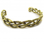 Les Tr&eacute;sors De Lily [K1516] - Bracelet 'Chor&eacute;graphie' dor&eacute; vieilli auksas