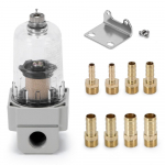 Oro alyvos separatorius Alyvos gaudyklė bakas Variklio alyva Filtruoti ne&scaron;varumus Automobilių priedai Universalūs PQY-OST01