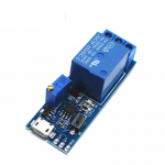 5V-30V delsos relės laikmačio modulis Trigerio delsos jungiklis Mikro USB galios reguliuojamas relės modulis alyvuogės